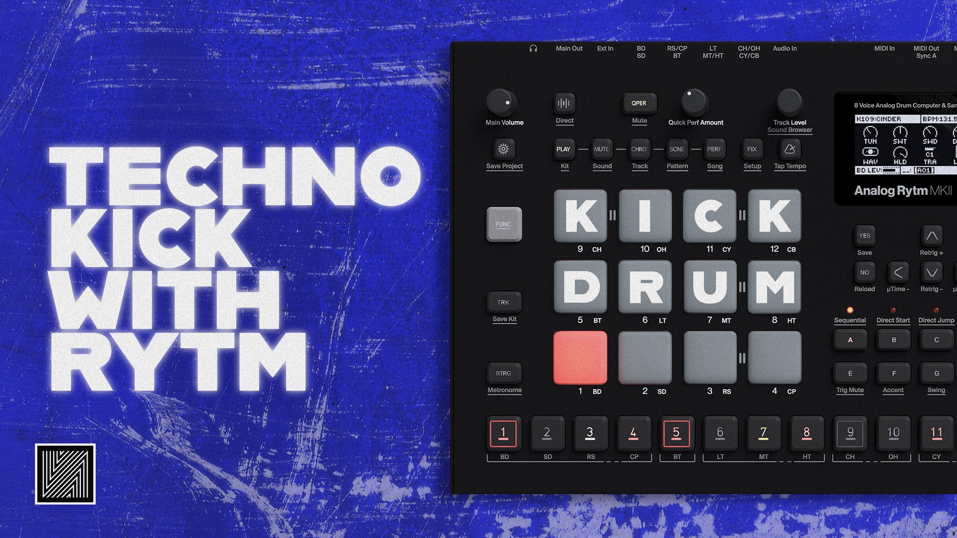 How to Make Techno Kick with the Analog Rytm ? (+free kick samples)