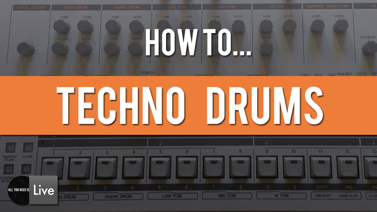 How to Make Techno Drum Groove / Pattern Audioreakt