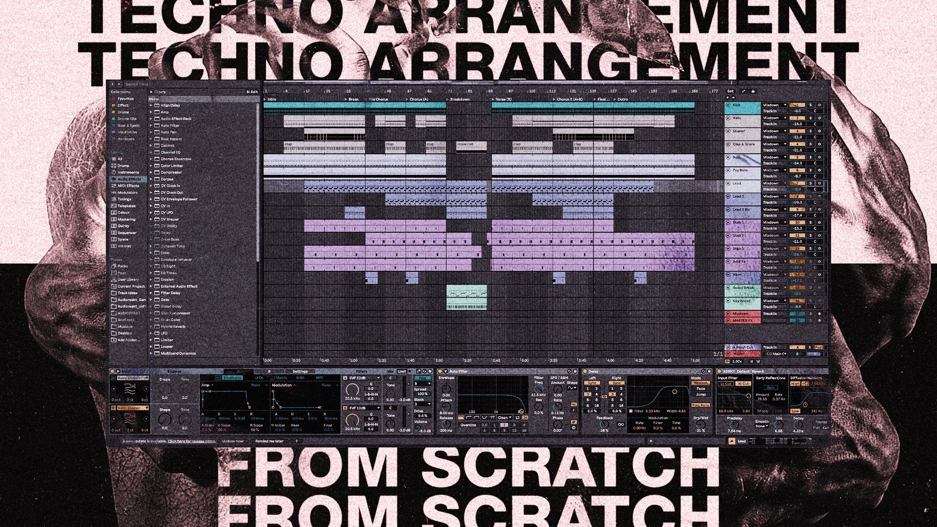 Peak Time Techno From Scratch Ableton Template (Live12) – Audioreakt