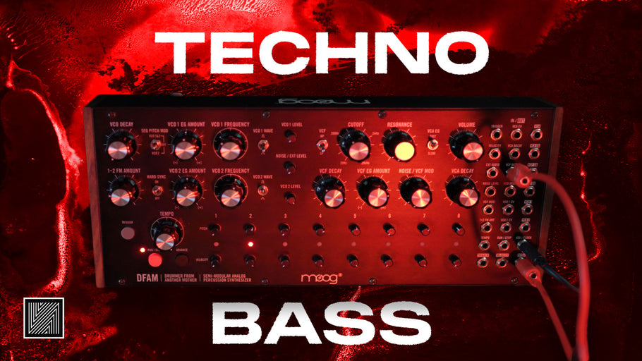 Techno Bass with DFAM (Patch from scratch) [Moog DFAM Techno Tutorial]