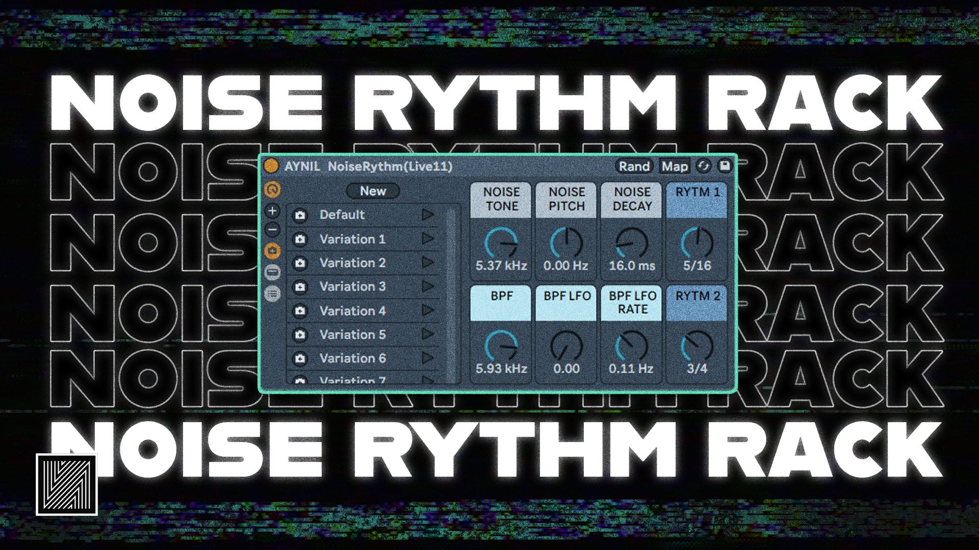 How To Make Techno Driving Noise Rhythm (free rack) [Ableton Techno Tutorial]