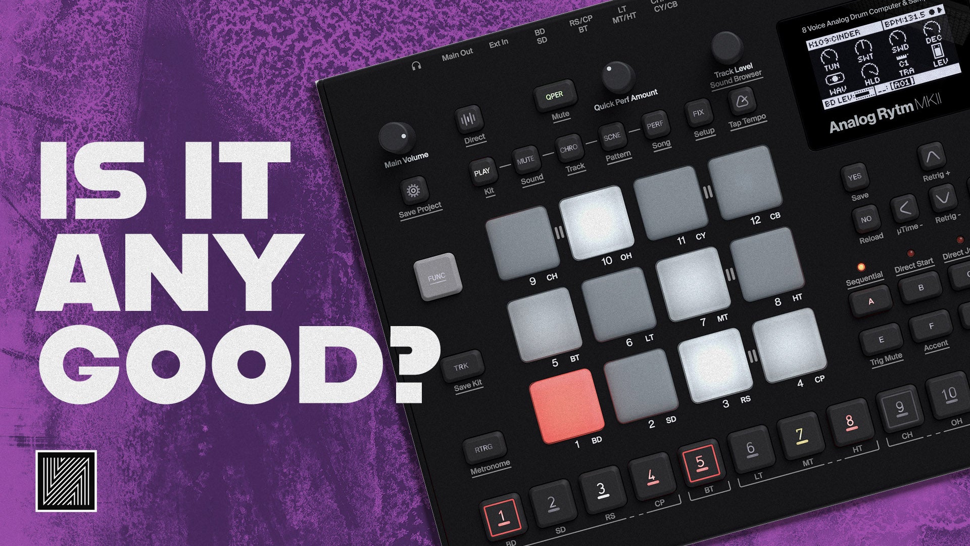 美品- elektron Analog Rytm （値下げ要望対応不可Analog Rytm 