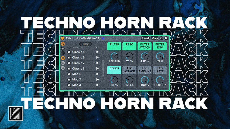 How to Make Wicked Techno Synth Horn (Free Rack) [Ableton Techno Tutorial]