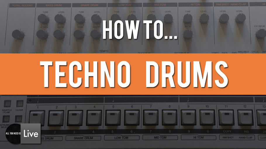 How to Make Techno Drum Groove / Pattern