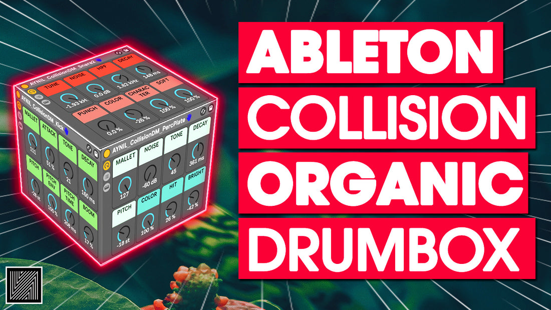 I Created a unique Drum Machine with Ableton Collision ONLY !