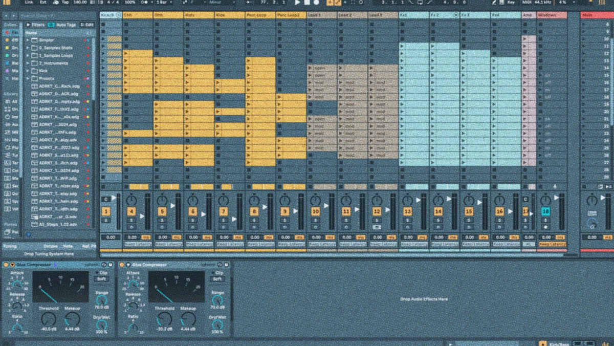 Hypnotic Techno From Scratch Ableton Template (Live12) – Audioreakt